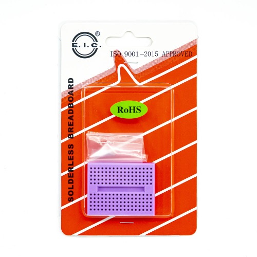 [E-CALL] EIC-15010 마카롱 170 hole (Purple 퍼플) 브레드보드 E.I.C Breadboard 빵판/통신설비기능장/아두이노