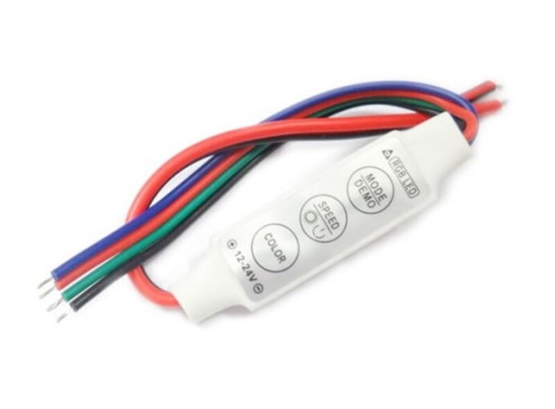 RGB LED 컨트롤러 2핀 와이어 DC12V~24V