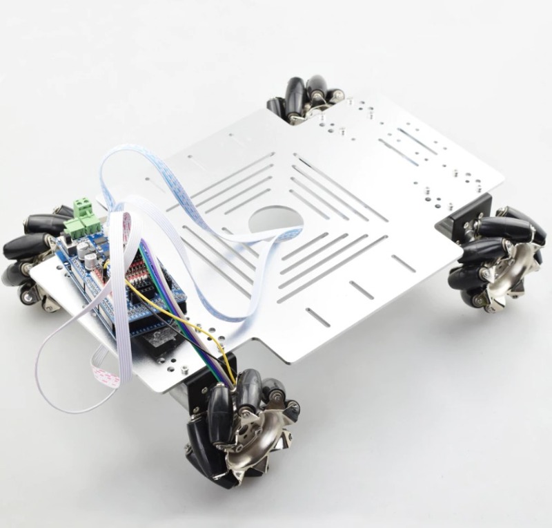 아두이노 프로젝트용 스마트 RC 메카넘 휠 로봇 자동차 섀시 키트, 옴니 플랫폼, PS2 Mega2560 컨트롤러 포함, 20kg 큰 하중
