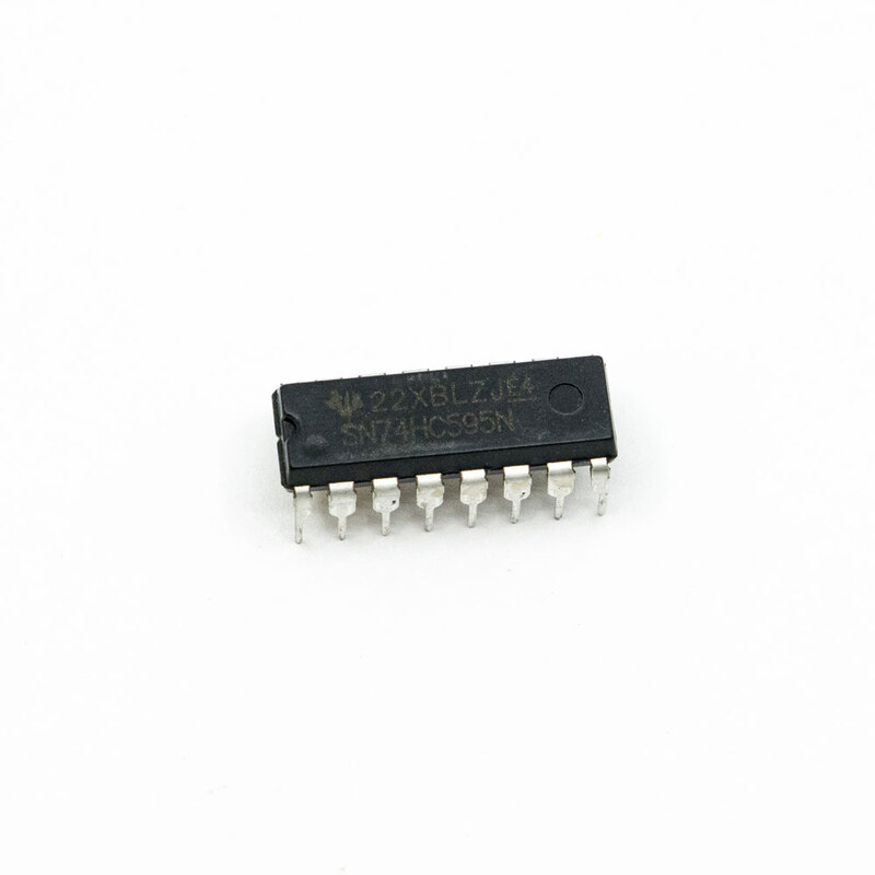 74HC595 LED DIP 16P 쉬프트 레지스터